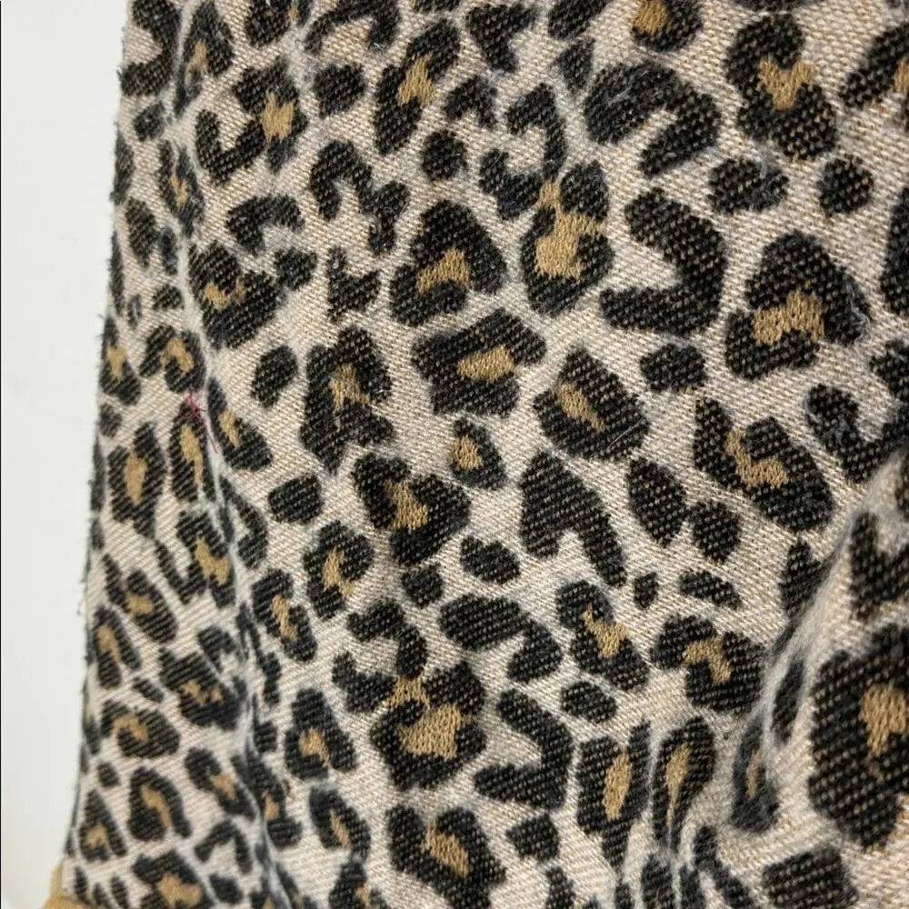 J. Crew Leopard Print Blanket Scarf